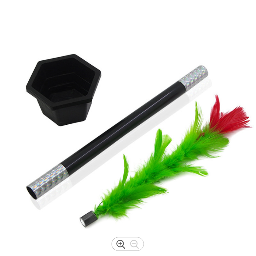 easy stage illusion magic toys for kids wand to flower tricks magic wand toy