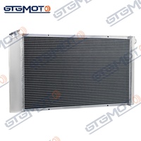 GTGMOTO Radiateur en aluminium à 3 rangées pour Pontiac Firebird Trans Am 4.3L 5.7L AT 1970-1981