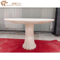 Table contemporaine en pierre naturelle pour la décoration intérieure