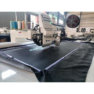 เครื่องปักคอมพิวเตอร์ขนาดใหญ่ 500x1200 หัวเดียว 12 เข็ม สำหรับปักเสื้อผ้า หมวก พร้อมฟังก์ชั่นติดเทปและปักเลื่อมคู่ - Product Image 1