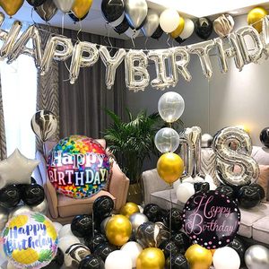 In the Trend Happy Birthday Printed Foil <b>Balloon</b> 18 Inch Durable for Kids Birthday Party <b>Decorations</b> - Product Image 3