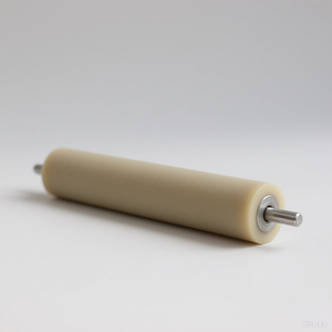 Tùy Chỉnh Chịu Mài Mòn Polyurethane Tráng Ổ Đĩa Con Lăn Nhôm Thép Không Gỉ Lõi Cao Su Silicone PU Con Lăn Với Trục - Product Image 5