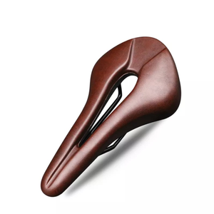 Sillín de bicicleta con diseño hueco transpirable, asiento suave y cómodo de cuero PU, cojín para bicicleta de montaña y carretera, accesorios de ciclismo - Product Image 4