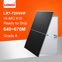 Sistem Panel Surya Hi-MO X10 Guardian LR7-72HVHF 650M LONGi 650W Tipe-N Topcon Tegangan untuk Indonesia Distribusi PV