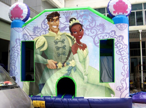Inflatable PVC 4-in-1 Jumping Castle with <b>Basketball</b> <b>Hoop</b> for Universal Use - Product Image 1