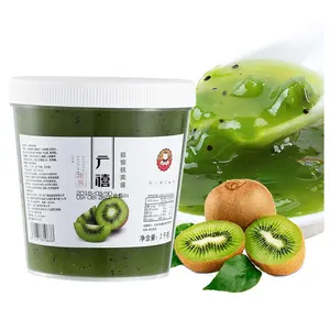 2kg Bubble Tea Zutaten Real Fruit Kiwi Frucht marmelade mit Frucht fleisch für Laden-und Spirituosen geschäfte