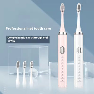 Brosse à dents électrique sonique pour adultes, rechargeable par type-C, étanche IPX7, poils doux, nettoyage en profondeur, vibration 10000 tr/min - Product Image 4