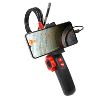 Nouvelle caméra d'inspection vidéo endoscopique articulée UW18 Android iOS 1080P, 8,5 mm, 6,0 mm, objectif souple, câble souple, double caméra