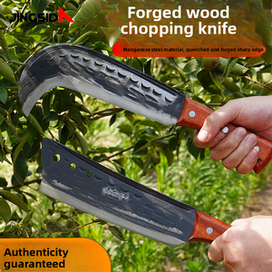 Rìu gỗ rèn Jingsida thiết kế truyền thống dùng ngoài trời để chặt củi, cây, núi & đường, liềm nông nghiệp - Product Image 3