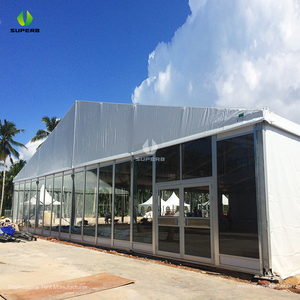 Tùy chỉnh ngoài trời khung nhôm triển lãm thương mại hiển thị lều cho 100 500 1000 2000 người tổ chức sự kiện lều 10x10 5x5 3x3 4x610M x 12m - Product Image 5