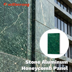 แผ่นอลูมิเนียมอัลลอยด์รูรังผึ้งเคลือบ PVDF น้ำหนักเบา ทนไฟ ป้องกันการชน ป้องกันไฟฟ้าสถิตย์ สำหรับโรงแรมทันสมัย - Product Image 2