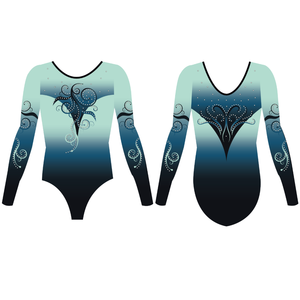 <span class=keywords><strong>Justaucorps</strong></span> de gymnastique en polyester et spandex avec logo personnalisé de haute qualité <span class=keywords><strong>justaucorps</strong></span> de gymnastique de compétition à manches longues - Product Image 5