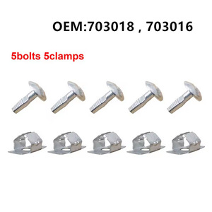 Clips de fixation en acier pour capot Citroën Peugeot Winning Path Point 703018 703016 – Vis de protection pour réparation de carrosserie automobile - Product Image 5
