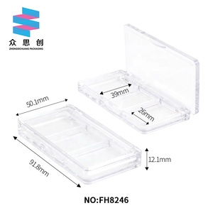 Imagic — palette de fard à paupières transparente avec miroir, carrée, 3 cellules, 6 nuances, étui compact, produit de luxe, <span class=keywords><strong>2022</strong></span> - Product Image 5