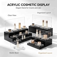 Présentoir cosmétique en acrylique sur mesure pour comptoir, organisateur de maquillage pour magasin de détail, centre commercial, vitrine de produits de beauté