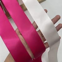 Rubans en satin de 1,5 pouce (40 mm) en gros pour bouquets de fleurs éternelles, fabrication de nœuds floraux et décoration de la Saint-Valentin