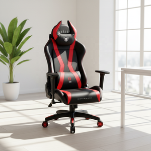 <span class=keywords><strong>DIABLO</strong></span> <span class=keywords><strong>Chaise</strong></span> de bureau pivotante ergonomique en cuir PU à dossier haut, confortable, avec logo personnalisable, massage, pliable, pour le gaming - Product Image 3