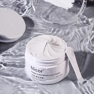 Masque d'argile propre à la boue de la mer morte blanche pour hommes et femmes Masque de boue blanche pour le visage