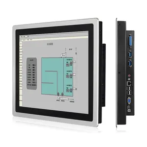 Best Price 10.4'15'15.6'21.5' Inch IP65 Waterproof Industrial Core I3 I5 I7 Win10 Linux All In 1 Fanless Touch Screen Panel PC