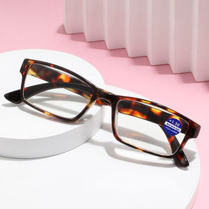 Unisex moda corretiva Óculos Full-Rim Quadro Squared <span class=keywords><strong>Lens</strong></span> para Presbiopia Lightweight Reading Glasses - Product Image 3