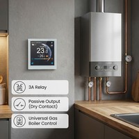 Thermostat intelligent Tuya, thermostat domestique Wifi, chaudière, chauffage au sol, thermostat d'ambiance