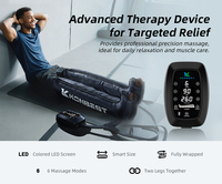 Bottes de récupération sportive portables à compression, masseur multi-zones pour les jambes avec batterie rechargeable et contrôle de la minuterie pour les athlètes