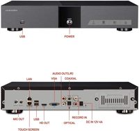 Mesin Karaoke KV-V5 MAX Pemutar Karaoke Mikrofon Reverb Layar Sentuh Kapasitif 22-inci Penyimpanan Hard Disk 1TB Android Metal