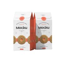 Boîtes d'emballage pour biscuits et gâteaux personnalisées avec logo OEM, emballage alimentaire en papier