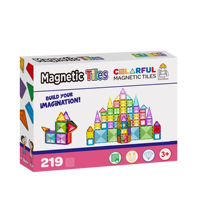 Bloques Magnéticos para Niños, Juguetes Educativos STEM Montessori, Juguetes de Aprendizaje Creativo de Plástico Seguro, Venta al por Mayor