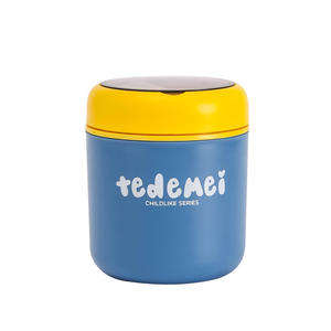 Tasse isotherme Tedemei en acier inoxydable 316 à double paroi, portable, pour enfants et usage au bureau, avec couvercle et cuillère inclus - Product Image 2