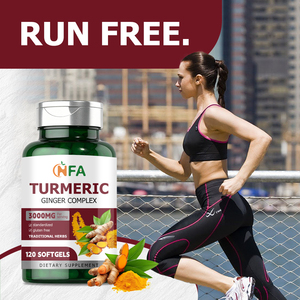 Private Label Turmeric Softgels Dietary Supplement Supports Immune Function Overall Health Wellness Contains Turmeric Extract - Product Image 3