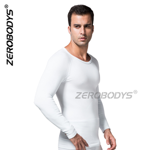 W067 Thermal Underwear Seamless HEATMAX Compression Thermo <strong>Top</strong> Slimming Plus Size Body Shaper <strong>Heat</strong> Underwear for Man - Product Image 6