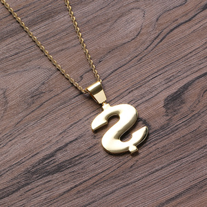 Collar con Colgante Grande de Símbolo de Dólar en Esmalte Azul Verde, Cadena de Dinero CZ para Hombre Estilo Hip Hop y Streetwear - Product Image 3