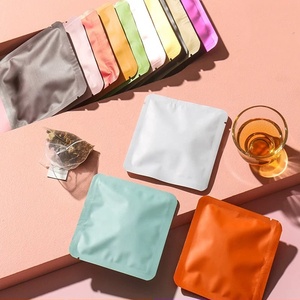 8 x8 ס "מ אלומיניום קטן בשקיות בטפטוף קפה אטטוף נייר הדפסה שקיות קפה זהב מתכתי מותאם אישית לאריזת ממתקים - Product Image 2