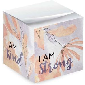 Sticky Notes Paper Brick New Designed 500 Sheets With Wooden Support Memo <b>Pad</b> Enterprise Customized LOGO Holiday Gifts - Product Image 1