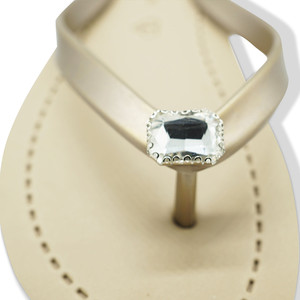 Sandalias Planas con Adornos de Cristales de Imitación Rectangulares - Product Image 6