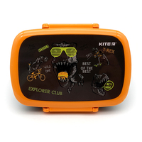 Boîte à bento compartimentée en plastique PP de qualité alimentaire pour enfants, boîte à lunch scolaire à vendre
