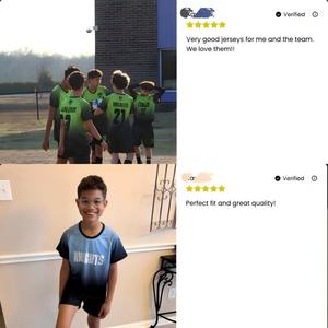 Camiseta de Fútbol Personalizada, Uniformes de Fútbol Personalizables con Impresión de Logotipo y Nombre, Camiseta de Fútbol Juvenil Personalizada - Product Image 2