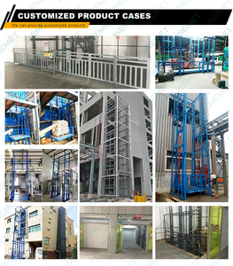 Monte-charge industriel à faible coût, capacité <span class=keywords><strong>de</strong></span> charge 1000 kg, pour entrepôt et entrepôt en mezzanine - Product Image 6