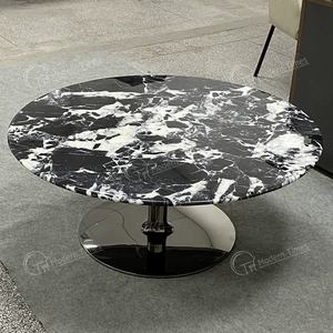 <span class=keywords><strong>Mesa</strong></span> <span class=keywords><strong>de</strong></span> té <span class=keywords><strong>de</strong></span> <span class=keywords><strong>Centro</strong></span> <span class=keywords><strong>de</strong></span> Piedra sinterizada <span class=keywords><strong>de</strong></span> diseño Simple moderno <span class=keywords><strong>de</strong></span> diseñador, <span class=keywords><strong>mesa</strong></span> <span class=keywords><strong>de</strong></span> <span class=keywords><strong>centro</strong></span> redonda con <span class=keywords><strong>patas</strong></span> <span class=keywords><strong>cromadas</strong></span> para sala <span class=keywords><strong>de</strong></span> estar - Product Image 3