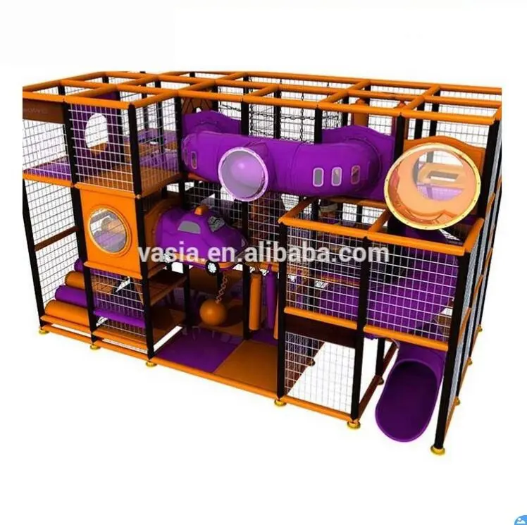 TUV Certified Kids Indoor Play Center Nuevo diseño Parque de atracciones Toboganes Soft Play Equipment Children's Indoor Playground