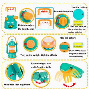 <span class=keywords><strong>2021</strong></span> nouveau Style Pique-Nique En Plein Air Camping Vaisselle Kit Enfants Jouet Éducatif Outil De Camping - Product Image 5