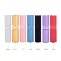 Luxe 5ml 8ml 15ml 20ml torsion ouverte Mini Portable voyage taille Fine brume rechargeable métal vaporisateur parfum atomiseur bouteille