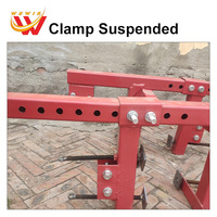 Plateforme suspendue monoplace moderne en alliage d'aluminium galvanisé à chaud avec support cantilever à installation rapide