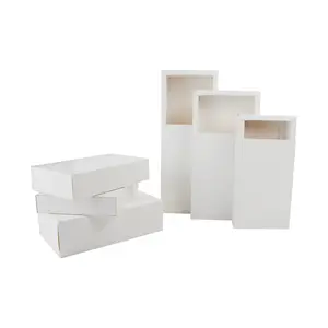 Spot Wholesale Kraft Paper Drawer Box Folding Packaging Paper Box