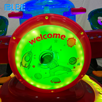 Machine de jeu à bascule double lapin blanc MP5 à monnayeur pour enfants, prix de gros, en métal et acrylique, garantie 1 an