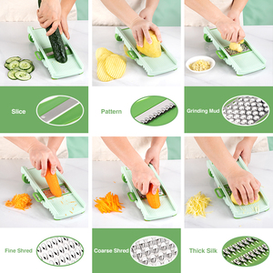 Cortador de Verduras en Espiral 6 en 1, Picador de Patatas, Triturador para Cocina - Product Image 2
