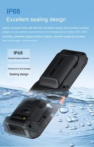 Nhà sản xuất <span class=keywords><strong>4</strong></span>.3inch mô hình <span class=keywords><strong>7</strong></span> <span class=keywords><strong>Android</strong></span> 14.0 cầm tay <span class=keywords><strong>PDA</strong></span> không dây 1D 2D QR Máy quét mã vạch máy tính di động thiết bị đầu cuối IP68 - Product Image 5