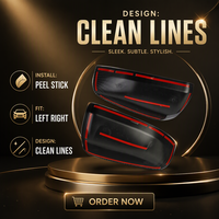 Coque de rétroviseur extérieur en plastique style fibre de carbone pour Honda Passport 2026 et accessoires Pilot 2023