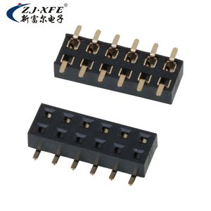 Connecteur SMD 2,0 mm, connecteur femelle à double rangée, entrée par le bas, broches plaquées or - Product Image 2